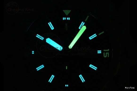 MIROTIME 0206 Attractive Aquatimer Chrono SS RSF 1:1 Best Edition Blue Dial on Blue Rubber Strap A 7056